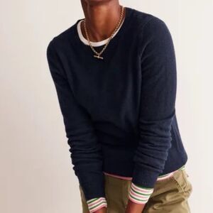 Boden Eva 100% cashmere crewneck sweater